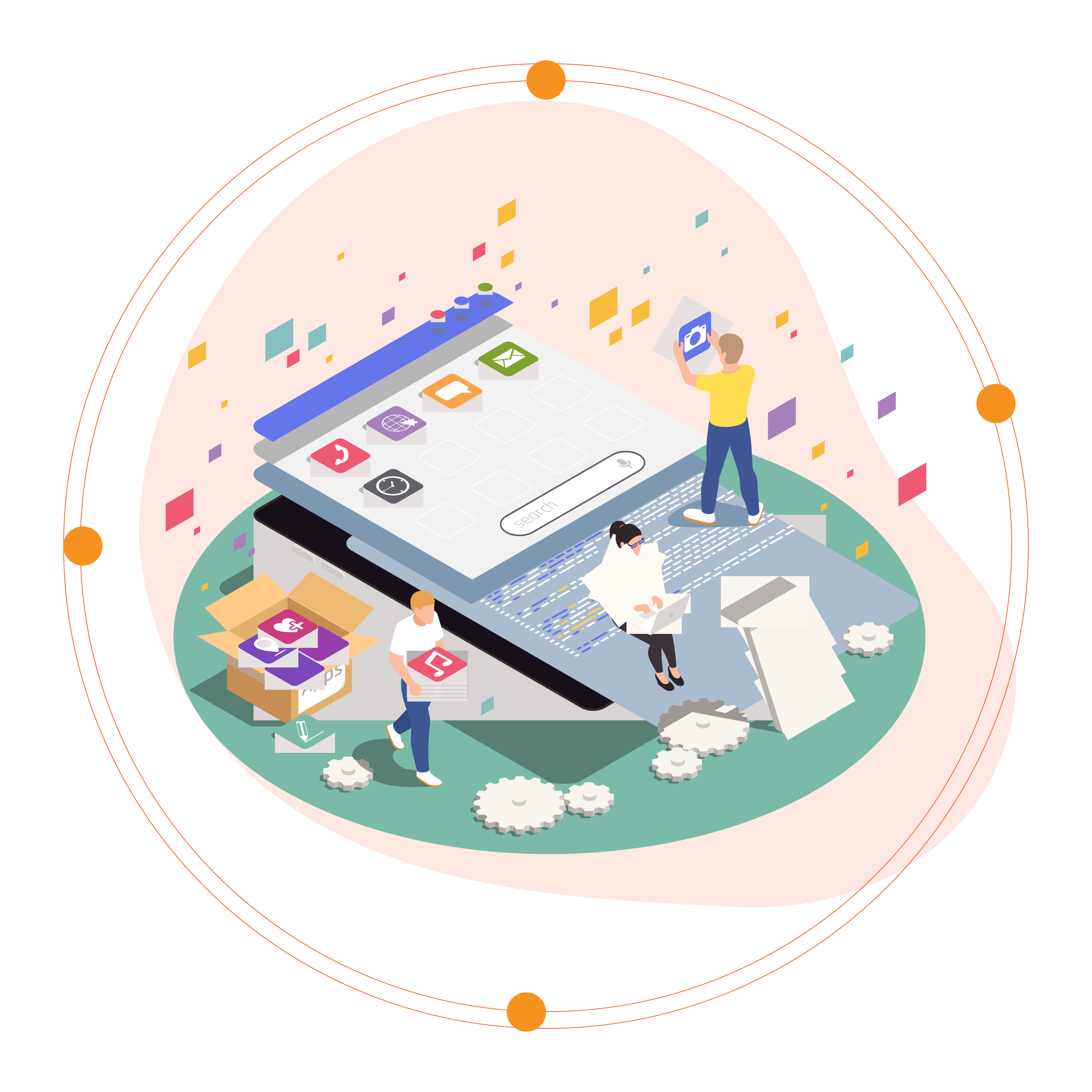 Cross-platform applications provide flexibility, efficiency, and scalability